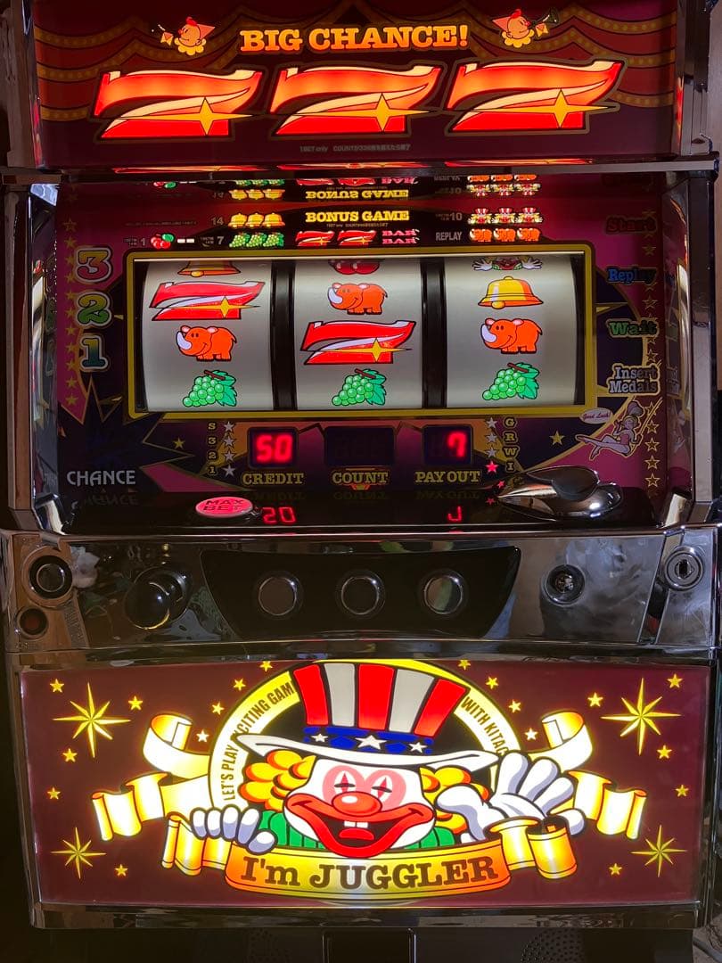 データカウンター　パチスロ実機　アイムジャグラーEX AE 北電子 アイムジャグラーEX【パネル指定不可】【中古パチスロ 中古