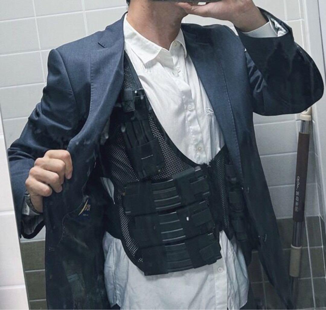 団子匠造製 映画HEAT M4マガジン8本差し M733 強盗ベストバージョン2