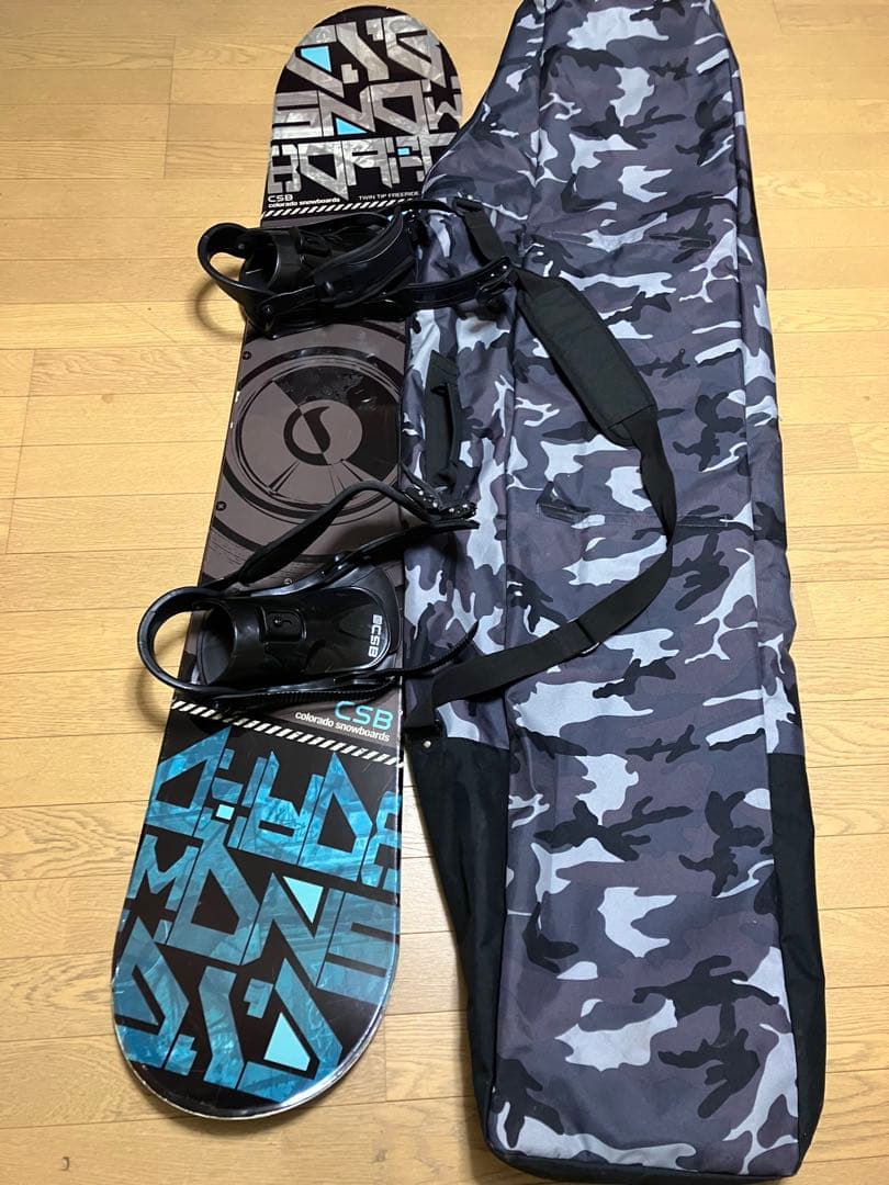 処分セール CSB スノーボードセット ビンディングL/Mサイズ