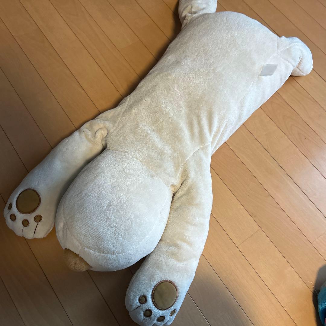 ニトリ しろくま パパ ぬいぐるみ 抱きまくら NITORI - メルカリ