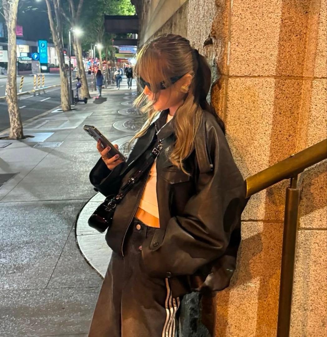 THE TOÉ BOND JACKET ダークブラウン レザージャケット M - メルカリ