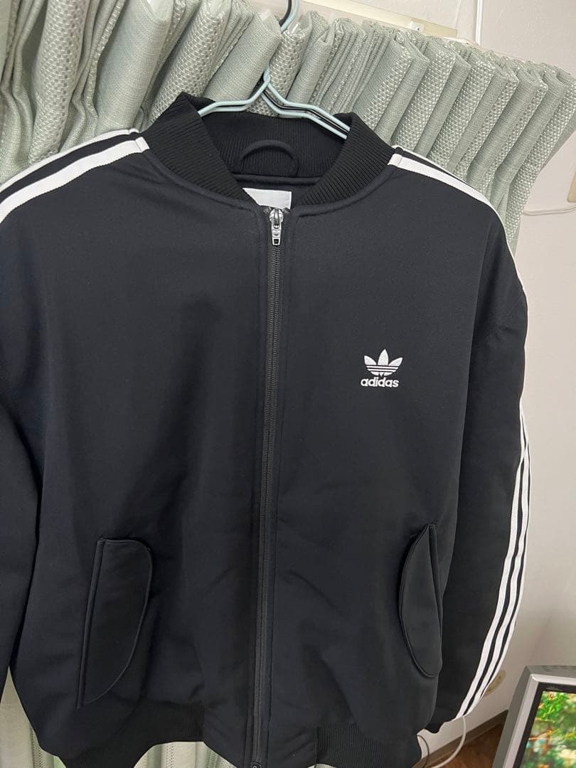 美品 アディダス ボンバージャケット ma-1 黒 adidas xl ち - メルカリ