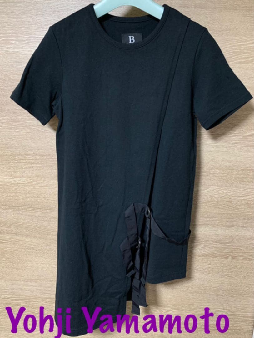 【タグあり！未着用！】ヨウジヤマモト アシンメトリー Tシャツ yohji yamamoto - pour homme × NEW ERA PT TEE / Tシャツ (メンズ