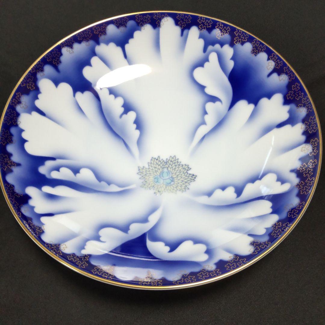 深川製磁☆牡丹金ミル 27センチ深皿 未使用‼️金彩 訳あり品