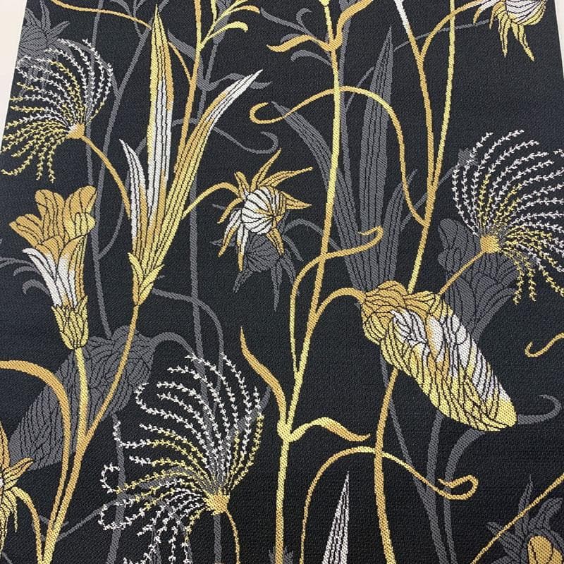 508my75◇モダン アート 植物文 六通 袋帯◇美品 - メルカリ