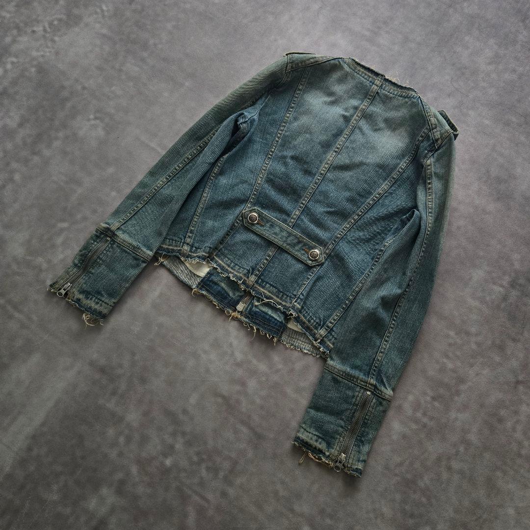 ナポレオンジャケット デニム y2k グランジ ギャル 平成 ブルゾン
