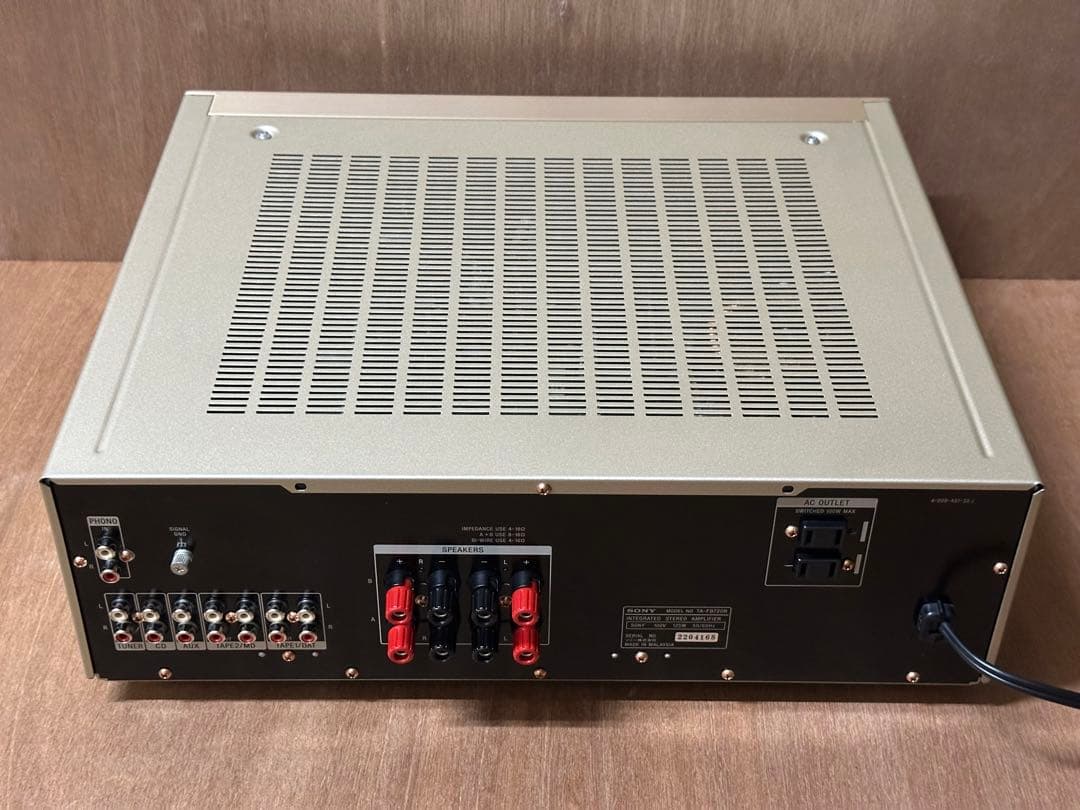 外観美品動作正常】SONY インテグレードステレオアンプ TA-FB720R