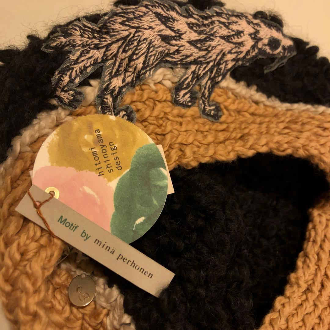 ミナペルホネン wolf&flower ベレー帽 - メルカリ