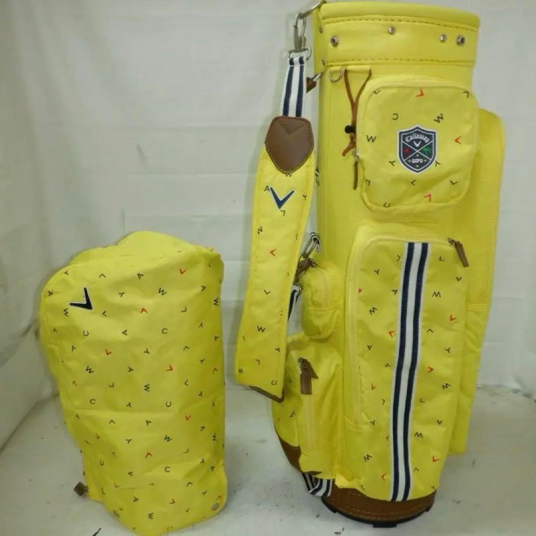 Callaway★キャロウェイ★8.5型★軽量★中古★美品★カート(YE) Callaway（キャロウェイ） ゴルフ キャディバッグ カート型 4分割 9.5