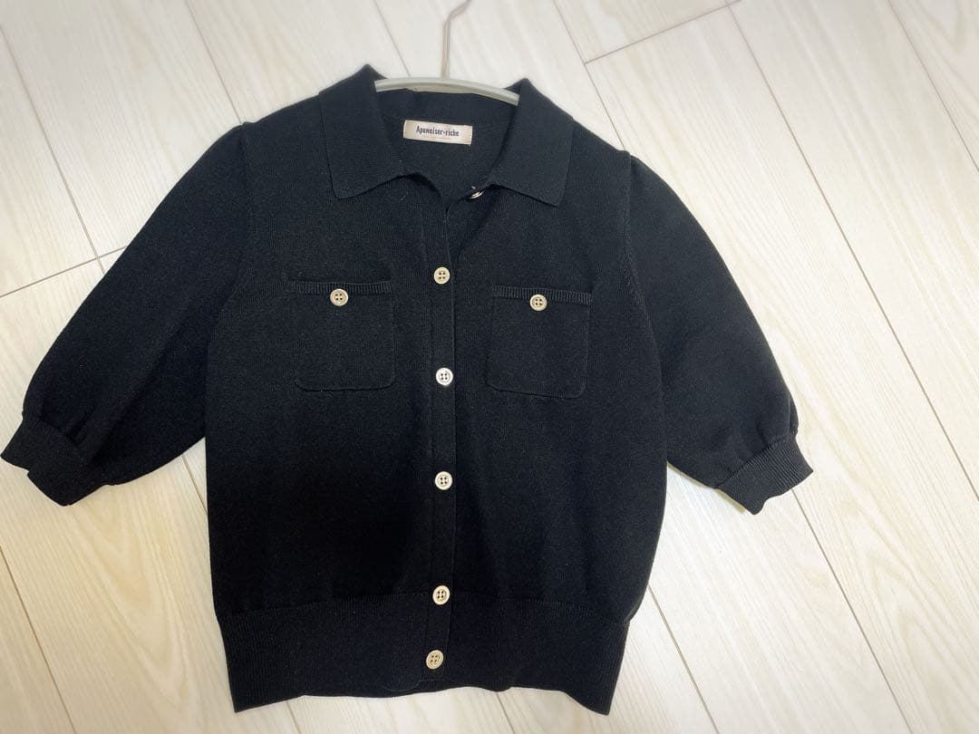 アプワイザーリッシェ 衿付5部袖 プルオーバーニット - メルカリ