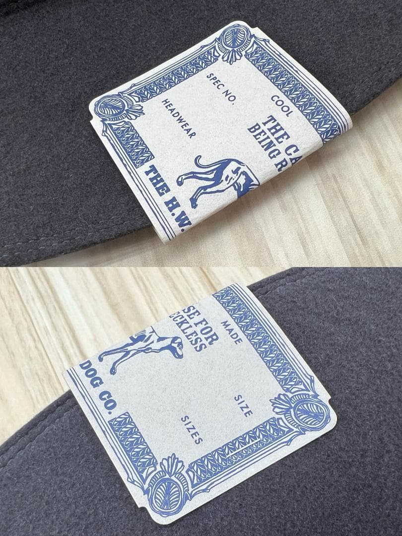 THE H.W.DOG&CO. TRAVELERS メリノウール ハット