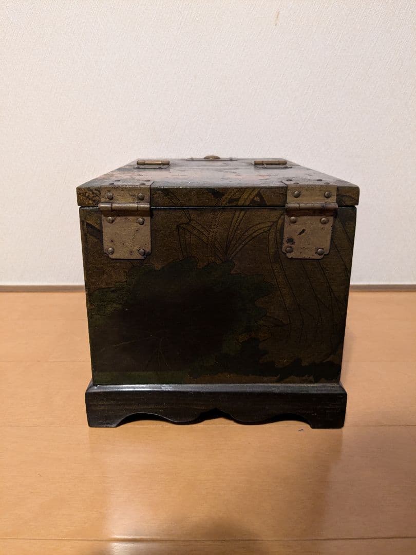 ジュエリーケース　韓国　宝石箱　メイクボックス　小物入れ　鏡　ミラー　李朝