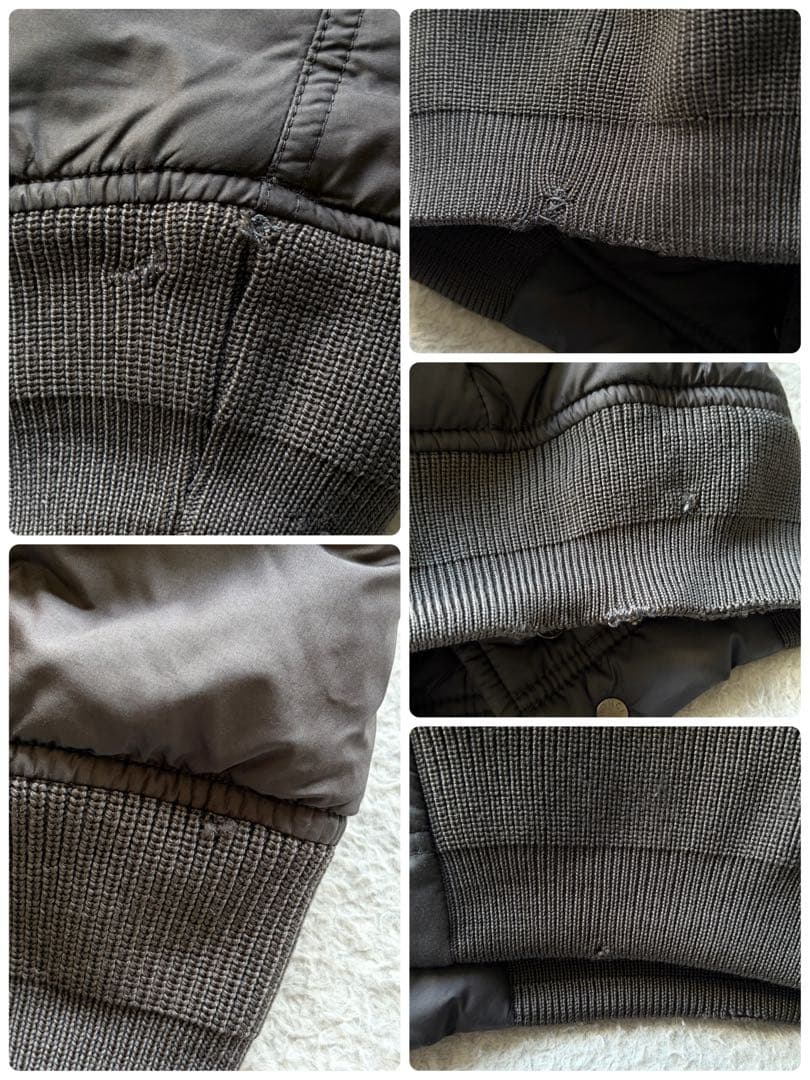 激レア】モンクレール ダウンジャケット ALBERIC フランス国旗 グレー