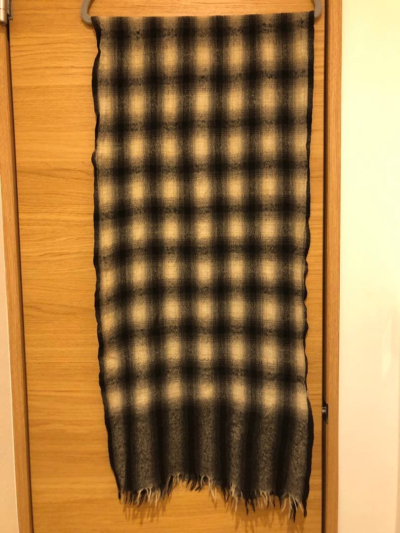 VERY RARE‼️RRL ウール ストール　ウールマフラー オンプレーチェック VERY RARE‼️RRL ウール ストール ウールマフラー オンプレーチェック