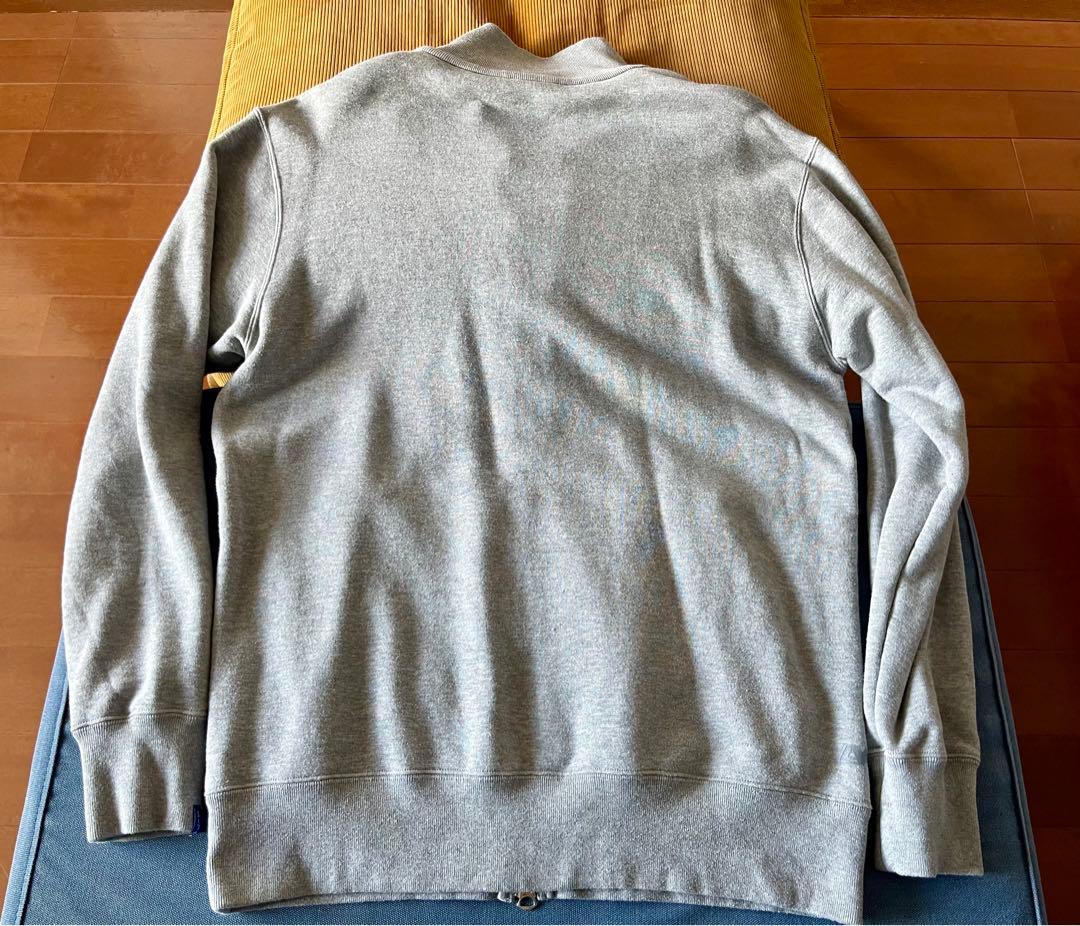 ループウィラー】 LW79 吊り編みトラックジャケット グレーメランジ L