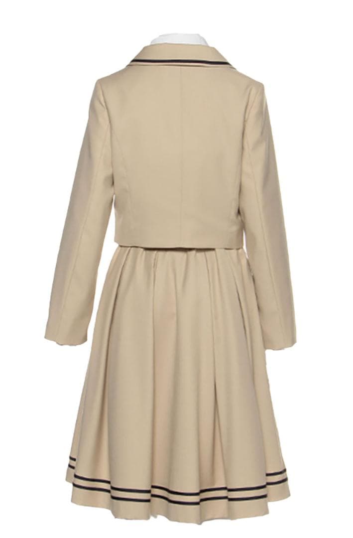 《新品》メゾピアノ L160 スカート、リボンセット ジャケット付き夏の冷房対策