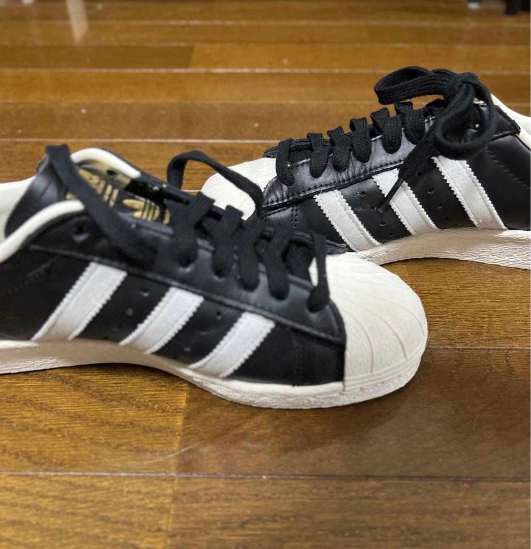 アディダス スーパースター82 金ベロ ブラック 25 - メルカリ