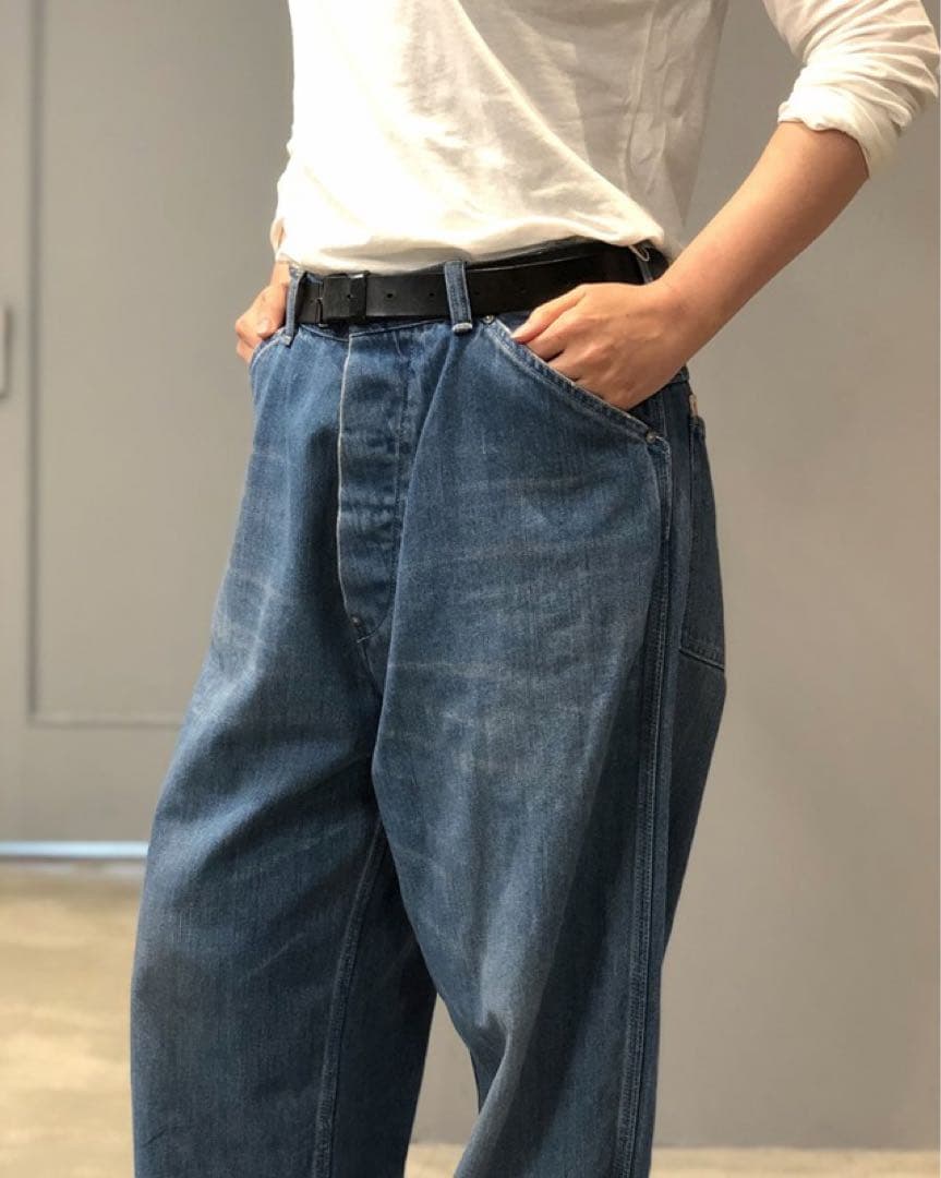 chimala]SELVEGE DENIM PAINTER PANTS - メルカリ