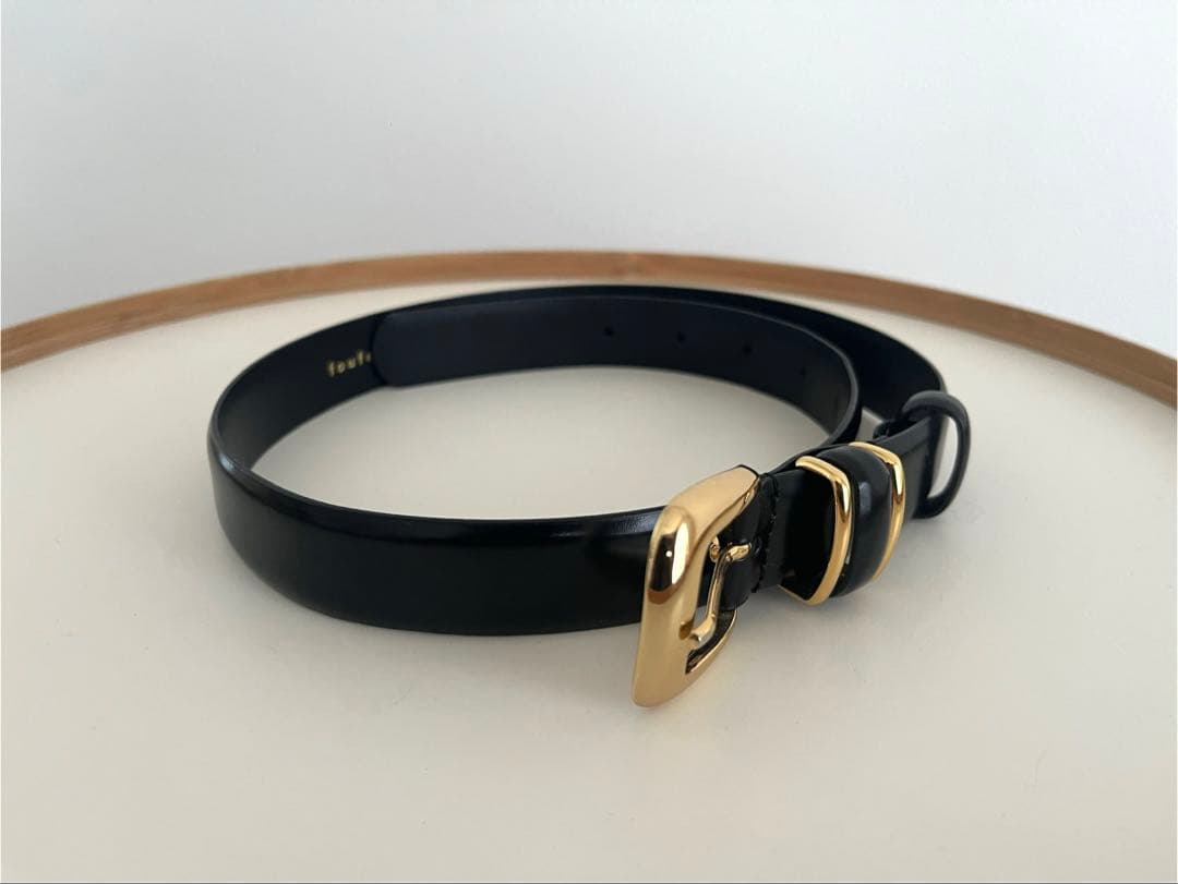 foufou グランドマザーベルト 黒 ゴールド ≪通常販売≫grandmother belt - Large -（グランドマザーベルト