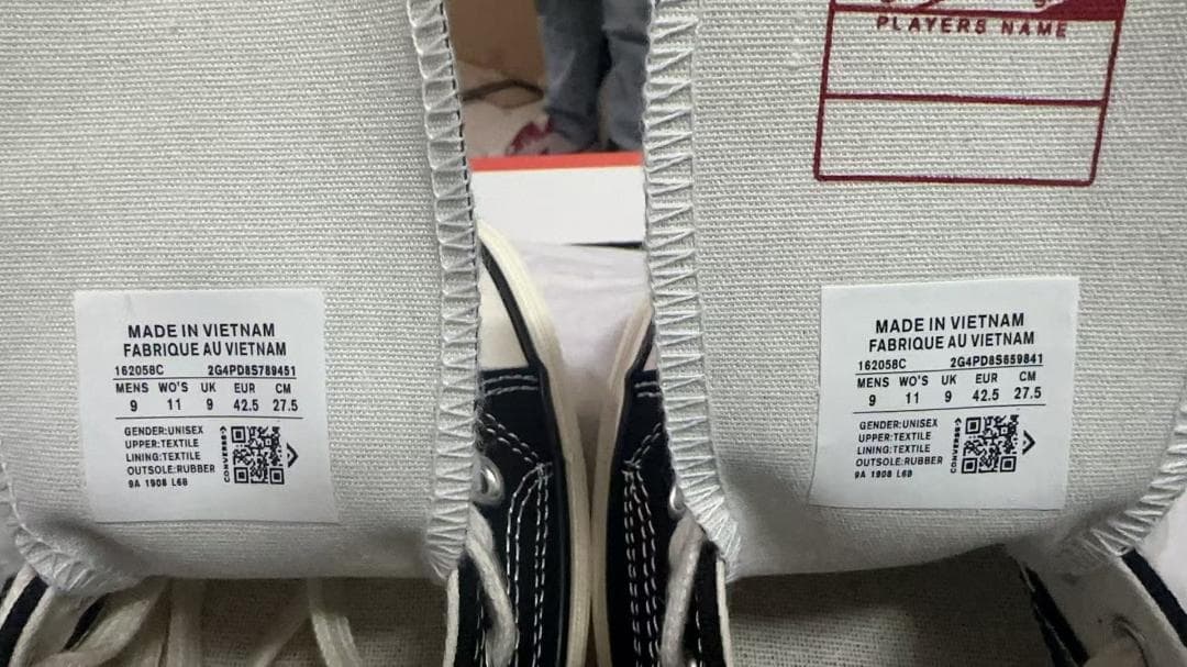 【未使用品】CT70 ブラック ローカット 27.5cm