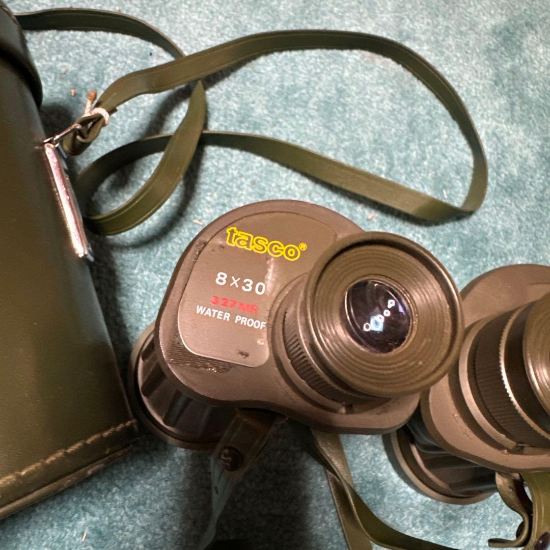 陸上自衛隊採用 tasco タスコ 327MR ミリタリー双眼鏡 8×30軍事用