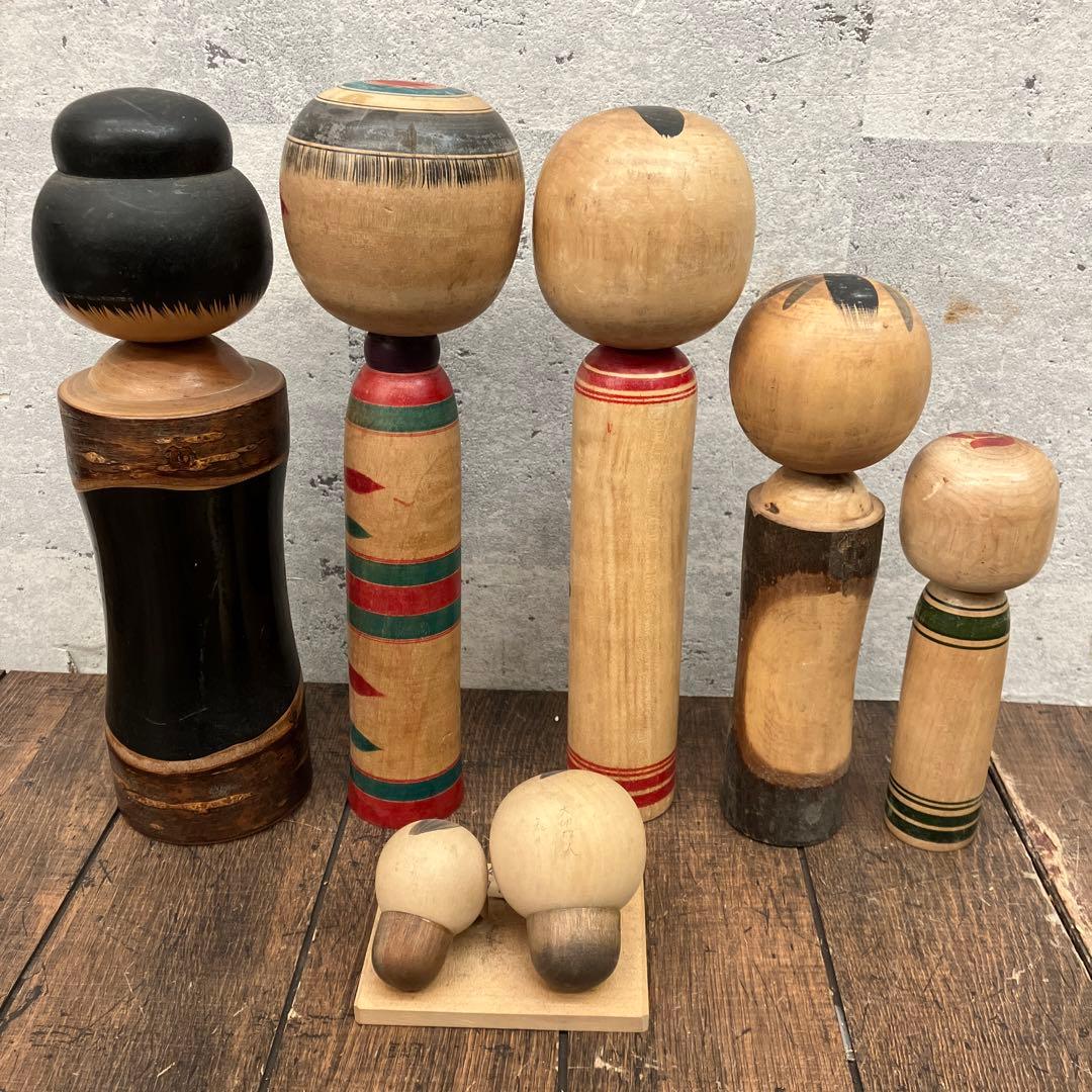 昭和レトロ 伝統工芸品 民芸品 郷土玩具 こけし 小芥子 木製 日本人形