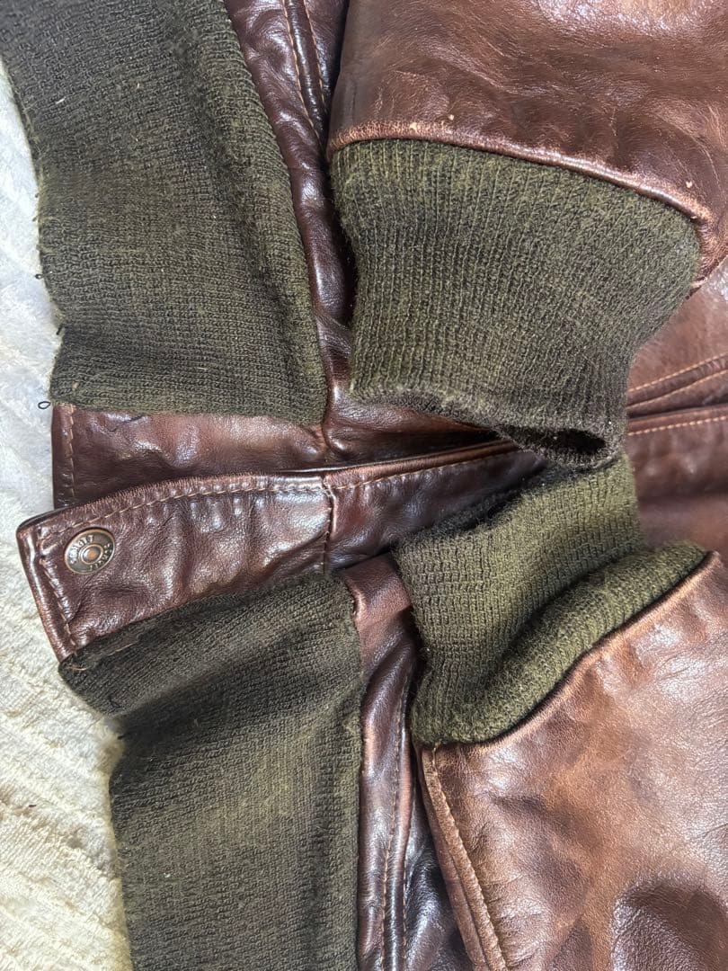 schott G-1 フライトジャケット 42 70s 60s ビンテージ 茶 - メルカリ