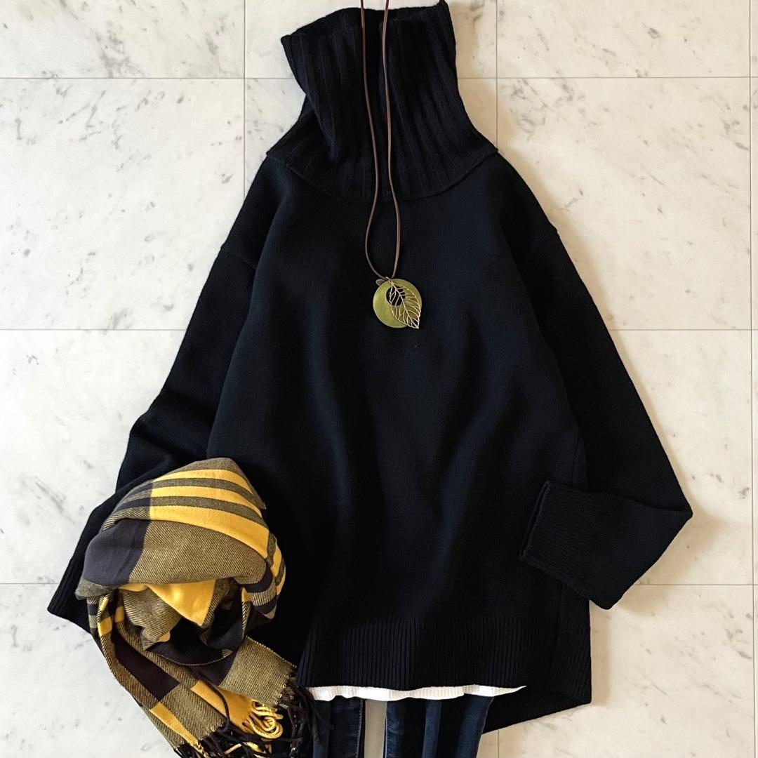 美品＊ミューズドゥーズィエムクラス JADE タートルネックニット