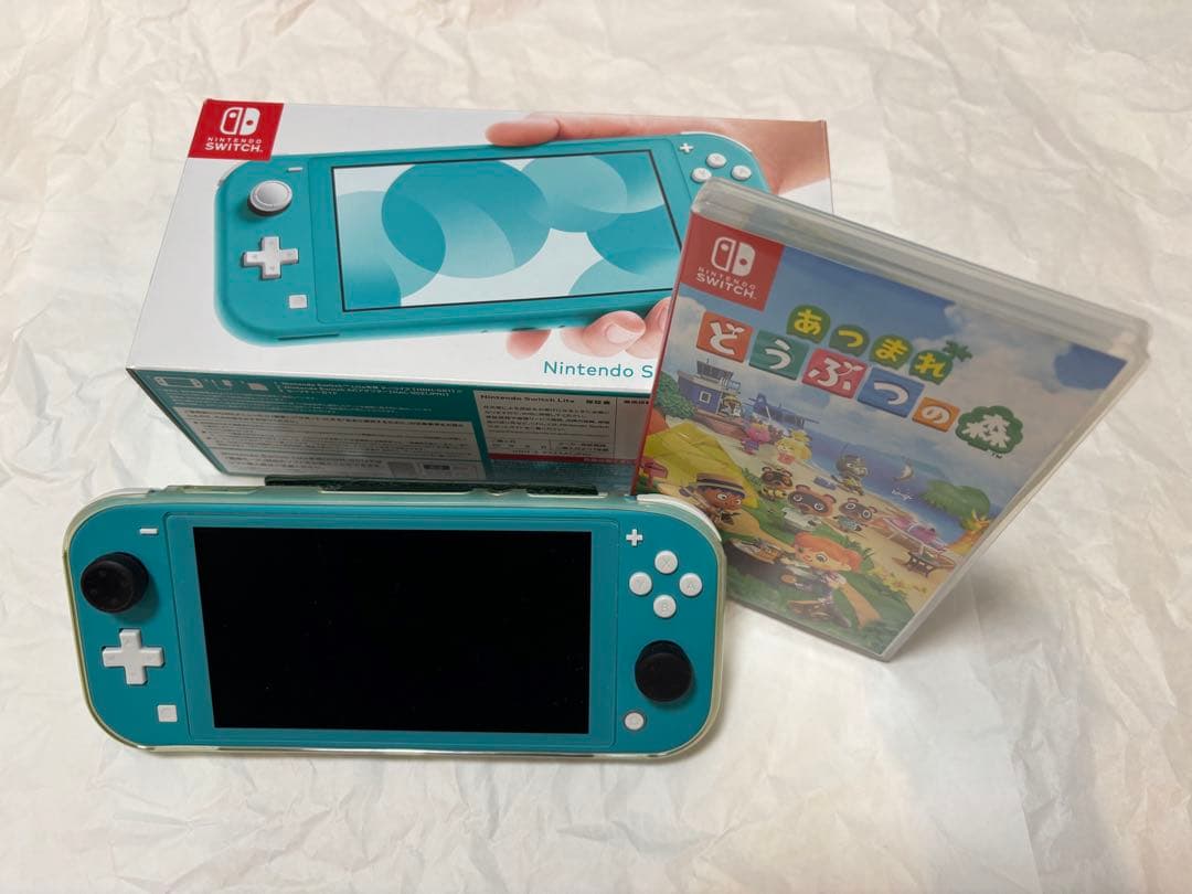 Nintendo Switch Lite ターコイズ + あつ森 - メルカリ