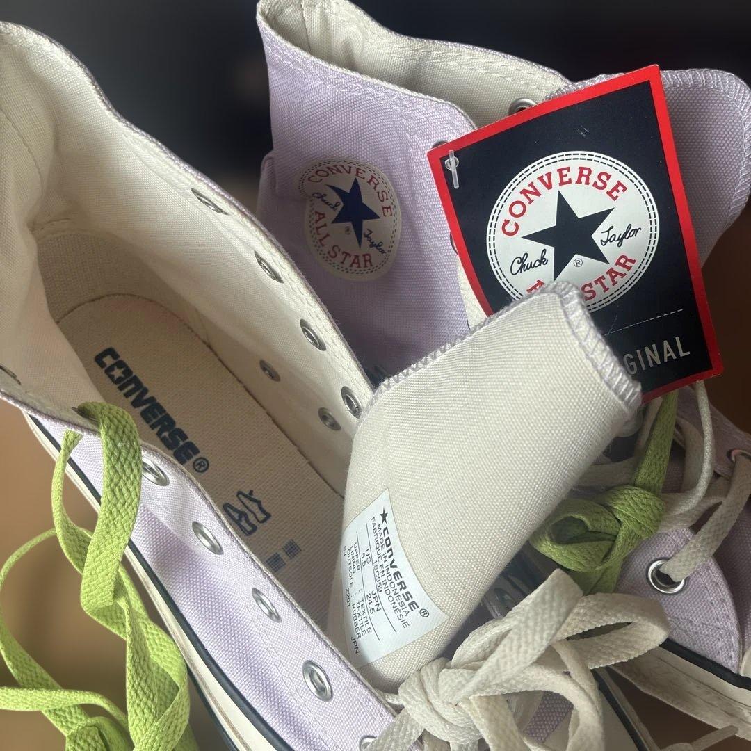 新品】コンバース ALL STAR ラベンダーハイカット24.5㎝ - メルカリ