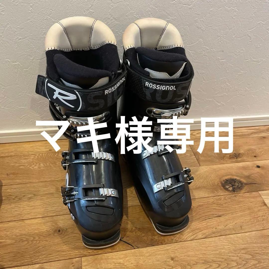 ROSSIGNOL スキー ブーツ ブラック ROSSIGNOL（ロシニョール） スキーブーツ EVO 70 ブラック レッド（24