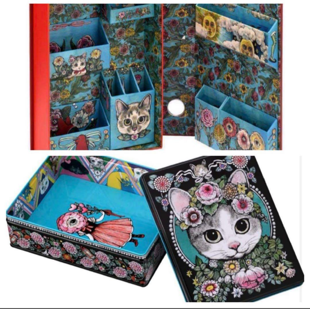 ヒグチユウコ ホルベイン コラボ 角缶 ツールボックス 2種セット ヒグチユウコ×ホルベインコラボ 2024 角缶 おひめさまBOちゃん YH-TB8