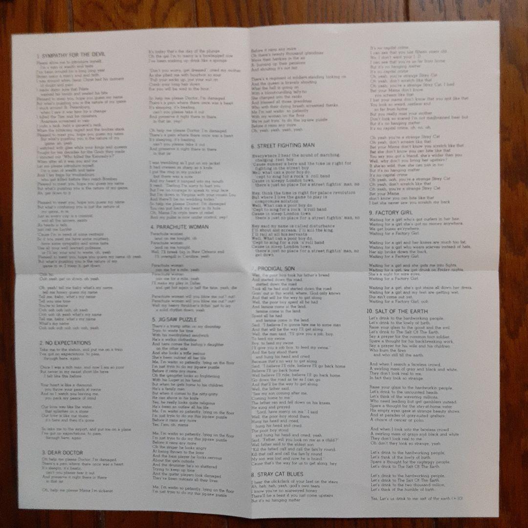 ローリングストーンズ/ベガーズ・バンケット旧規格CD シール帯付初版