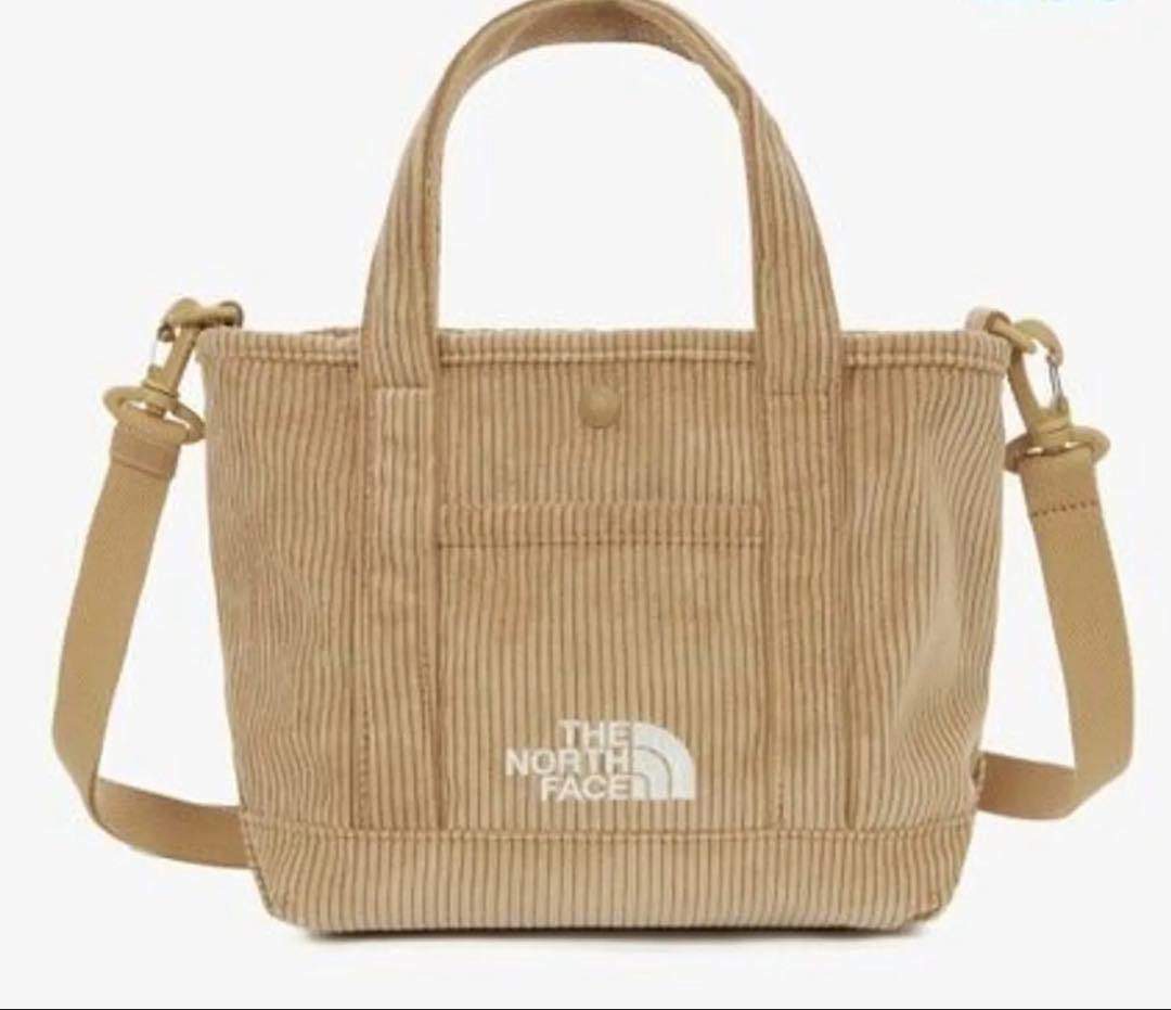 THE NORTH FACE コーデュロイ トートバッグ ショルダー ベージュ THE NORTH FACE コーデュロイ ショルダートートバッグ ベージュ - メルカリ
