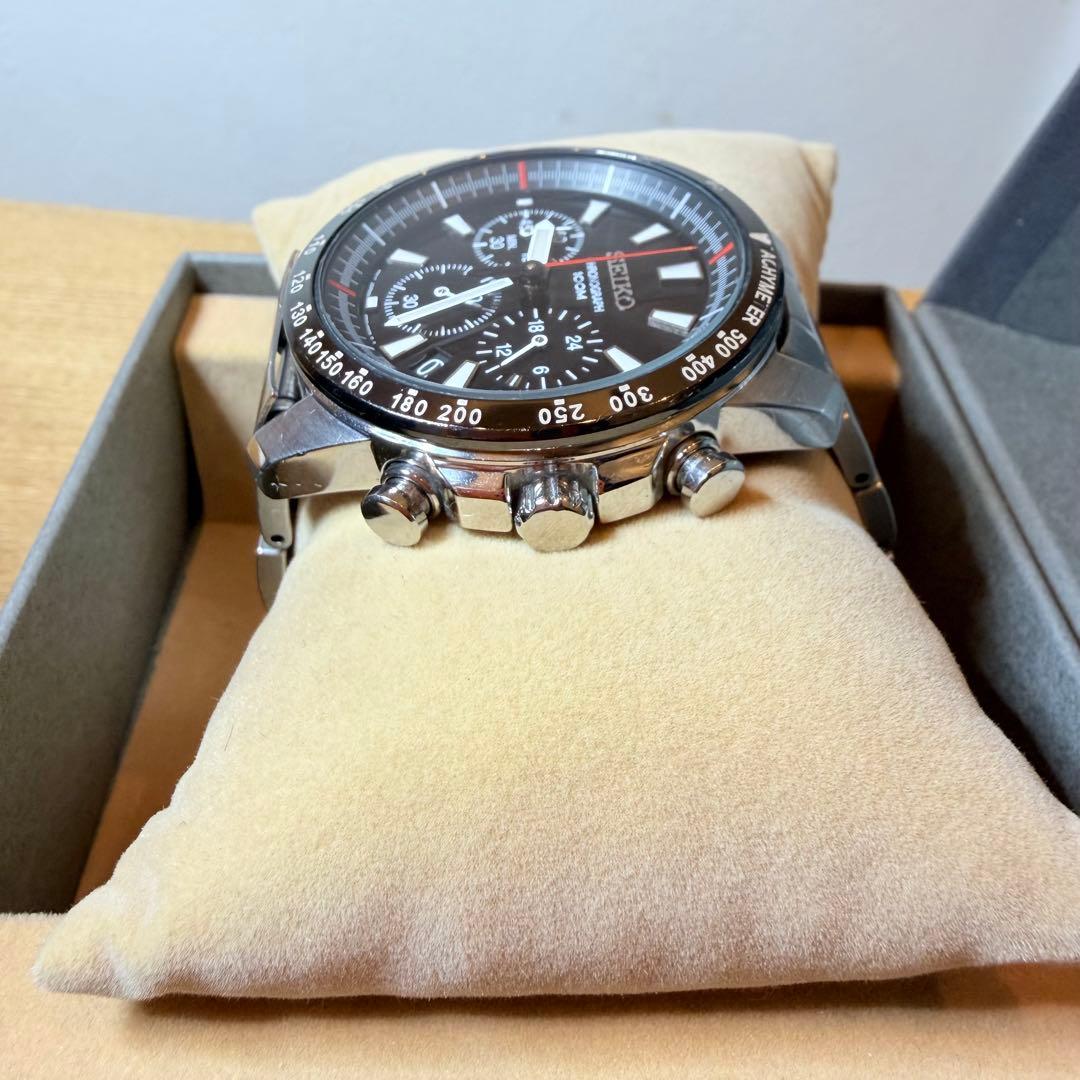 希少 海外モデル SEIKO クロノグラフ 腕時計 SSB031 6T63 - メルカリ