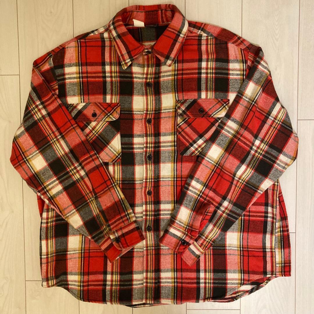 プレンティス チェックヘビーネルシャツ XL - メルカリ