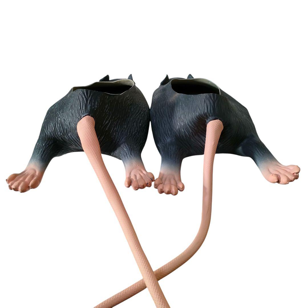 希少 イムランポテト ラット スリッパ グレー ねずみ シューズ