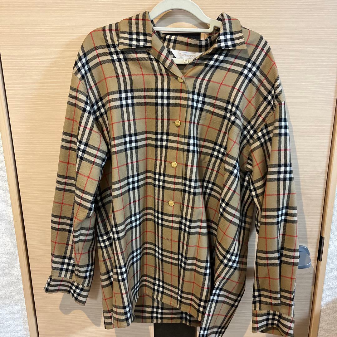 美品 Burberrys ノバチェック 長袖シャツ トップス Burberry ノバチェック柄 長袖レディースシャツ L 長袖シャツ チェック