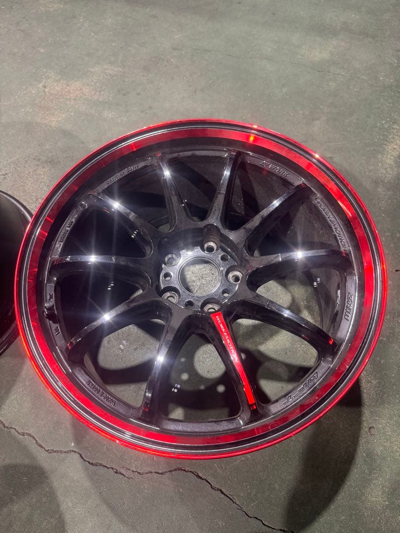 WorkEmotion ZR10紅 18×9.5J＋38 pcd114.3 2本