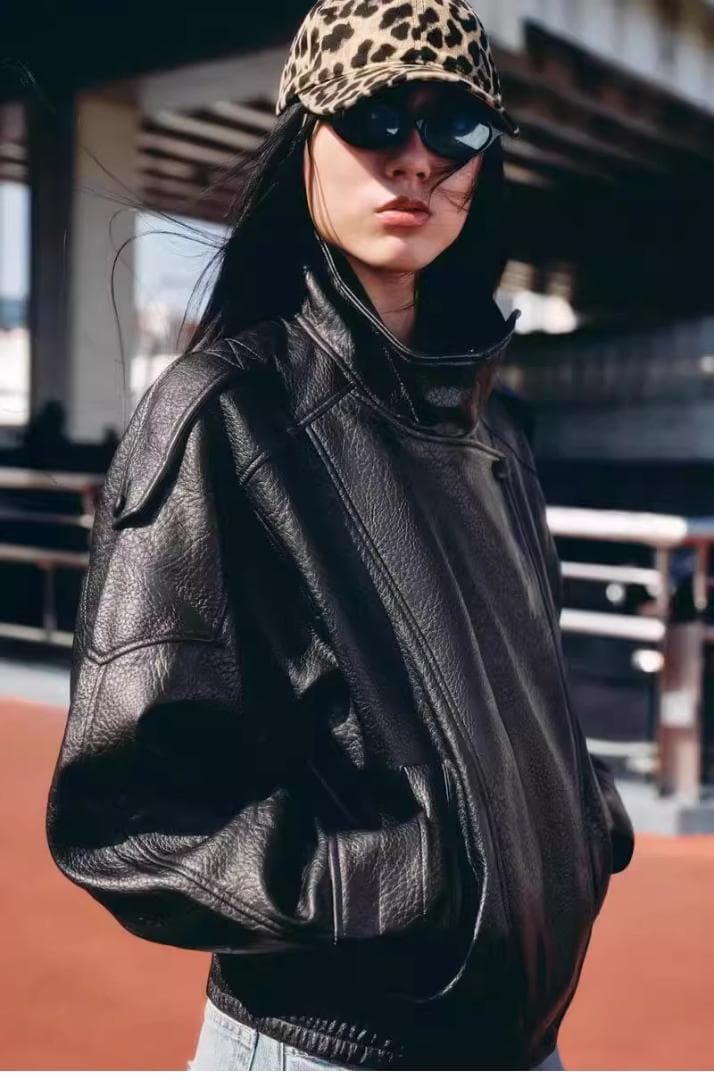 ZARA ブラックレザーライダースジャケット 新品、未使用 - メルカリ