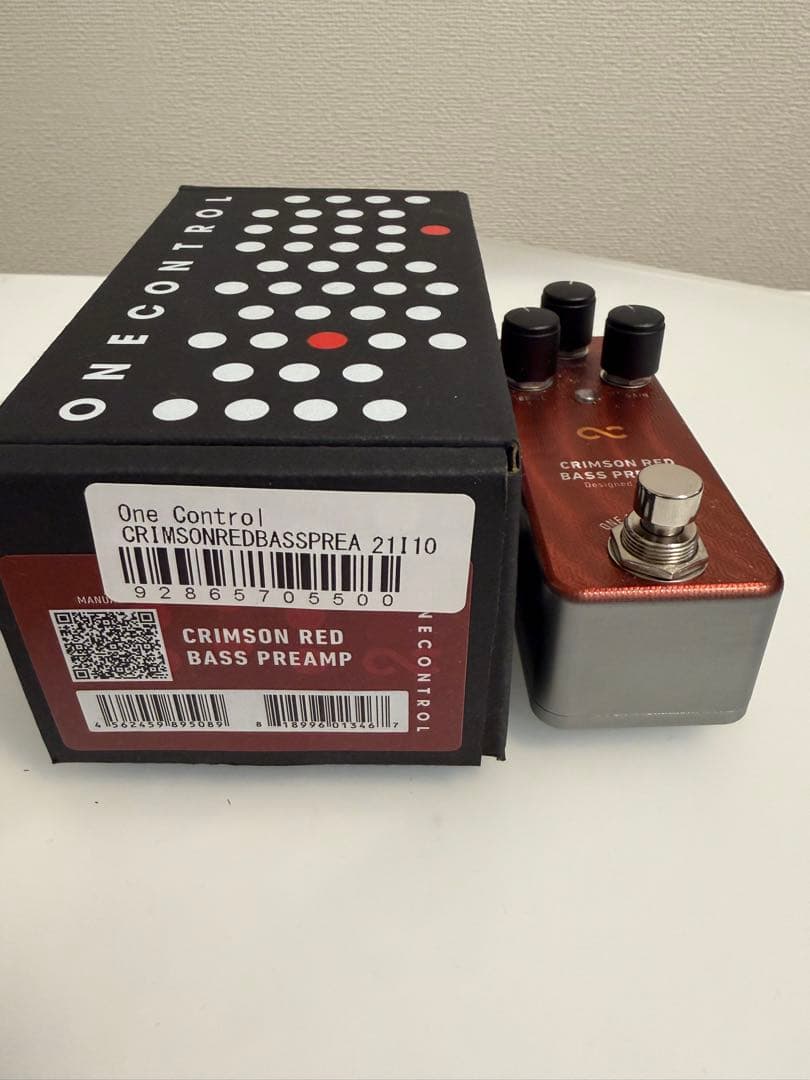 美品】One Control Crimson Red Bass Preamp - メルカリ