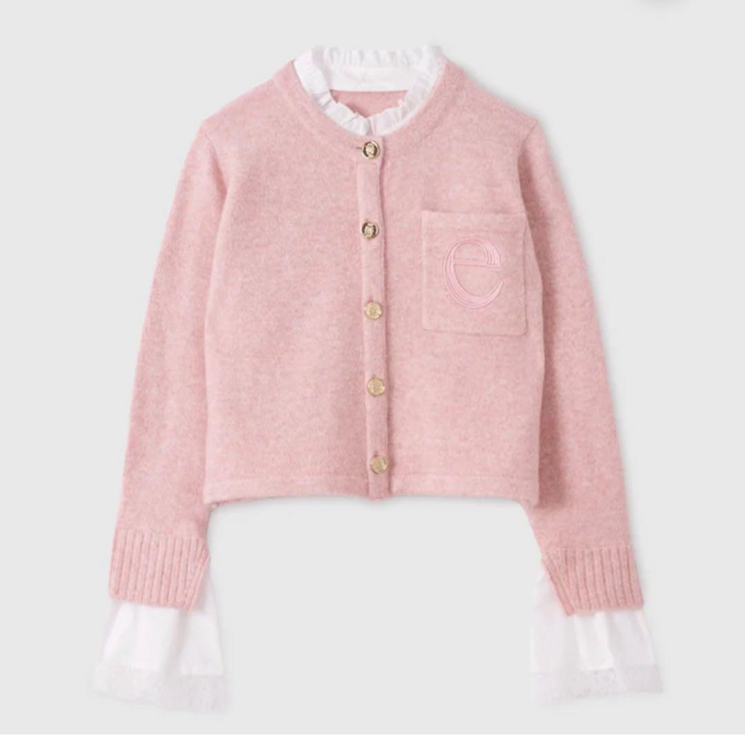 eimy istoire Attachedcollrモヘアカーディガン - メルカリ