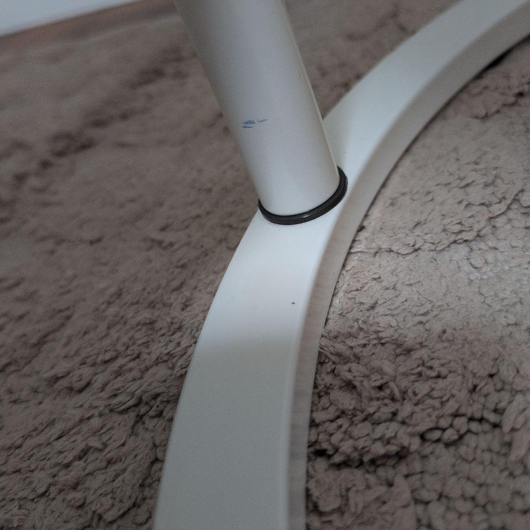 ミッドセンチュリー ラウンドテーブル 3段 サイドテーブル ガラス