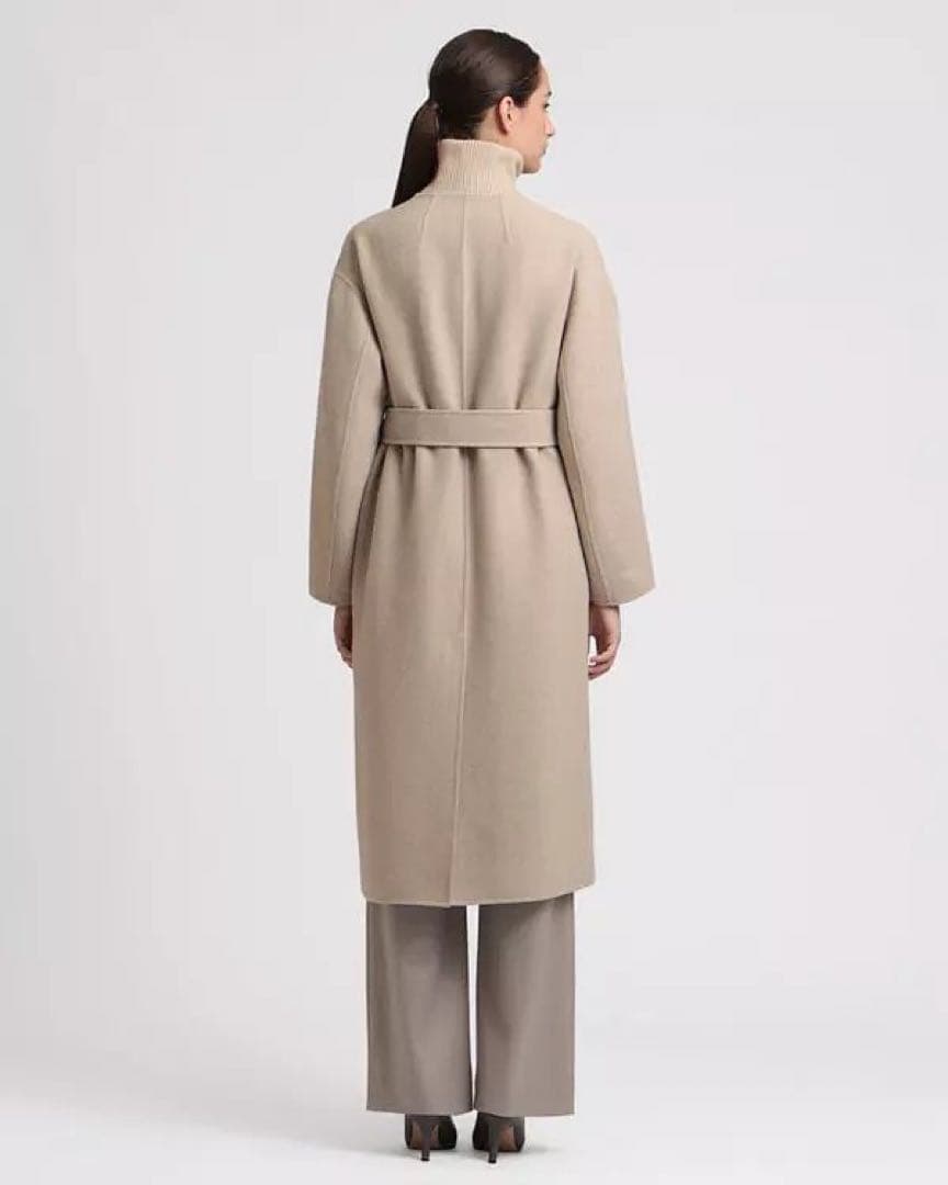 セオリーリュクス カシミヤ混ダブルフェスコート #38 theory luxe