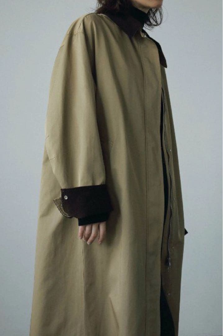 《8日限定お値下げ》ànuke アンヌーク ツイルステンカラーコート