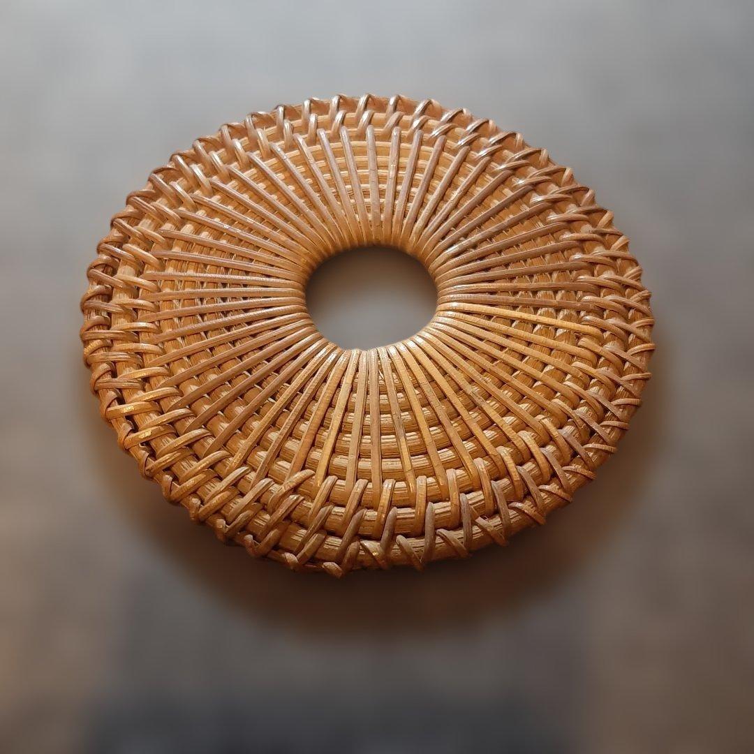 年代物☆煎茶道☆瓶敷☆瓶座天然素材☆ - メルカリ