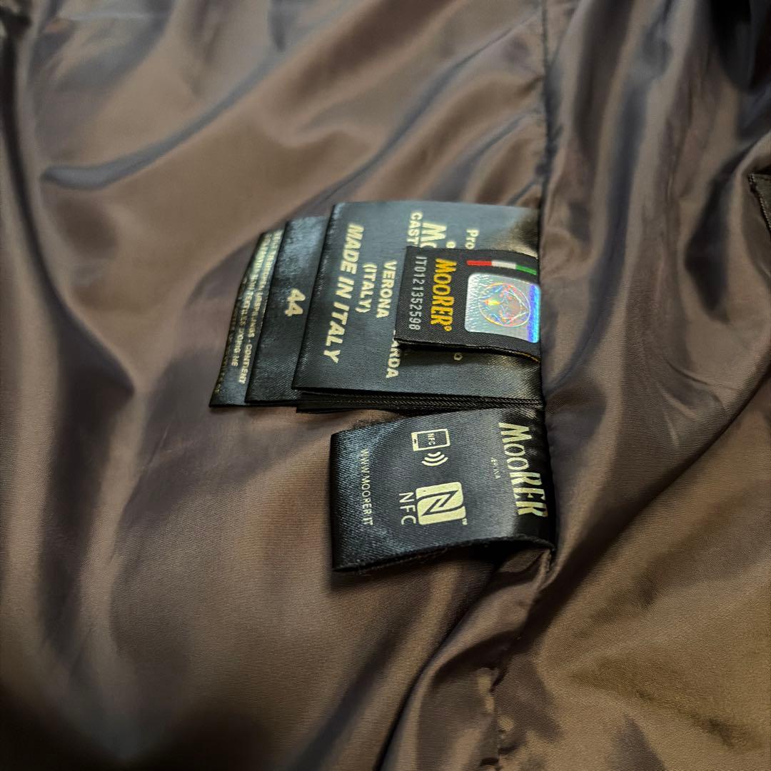 ムーレーダウンコート 伊勢丹限定 ［KURO］クロ ブラウン サイズ44