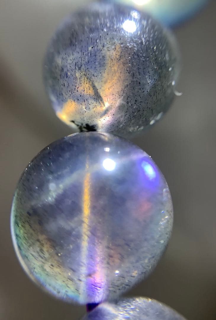 ★かな様★ 《レア色》レインボーシラー　ラブラドライト　ブレスレット