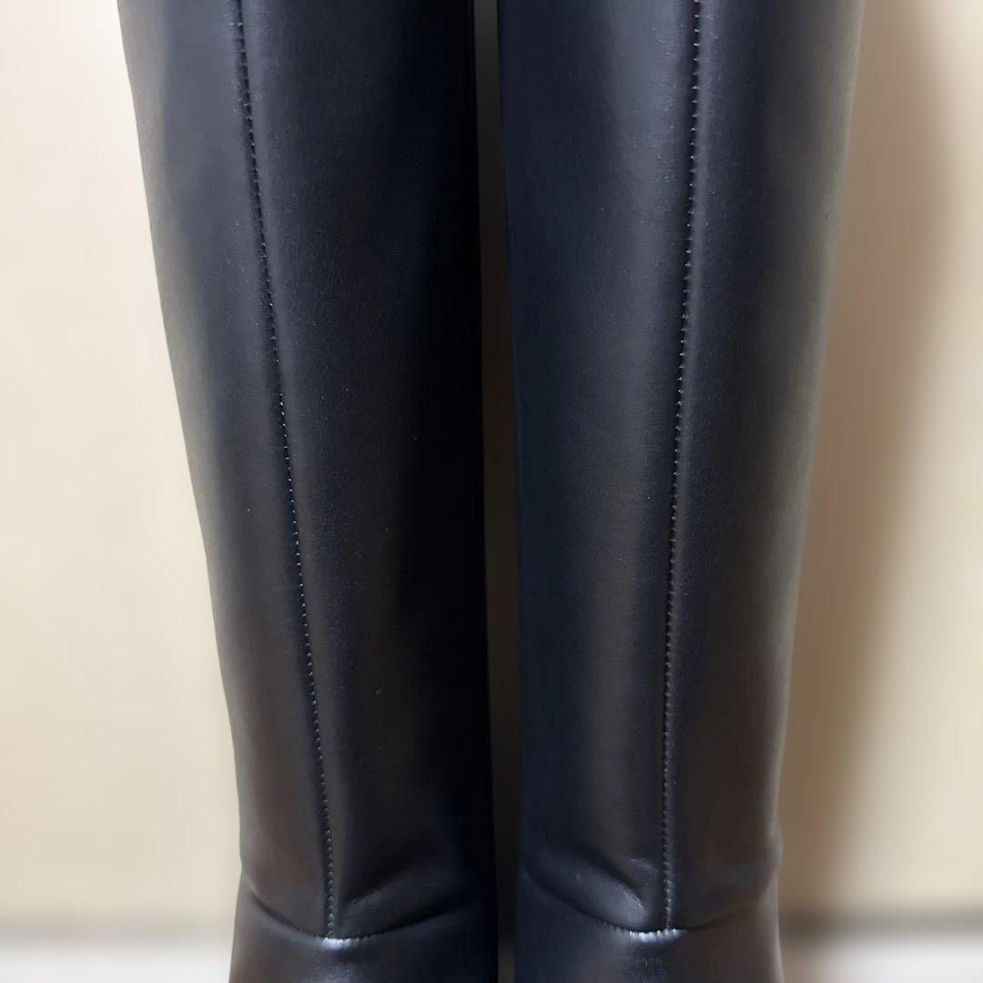 新品　ダイアナ　DIANA 定番　ソフトスクエアトゥ　ロングブーツ　24.0cm