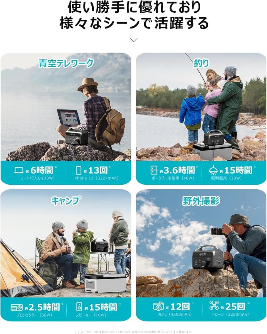 DARAN ポータブル電源 56000mAh 179.2Wh リン酸鉄 300W